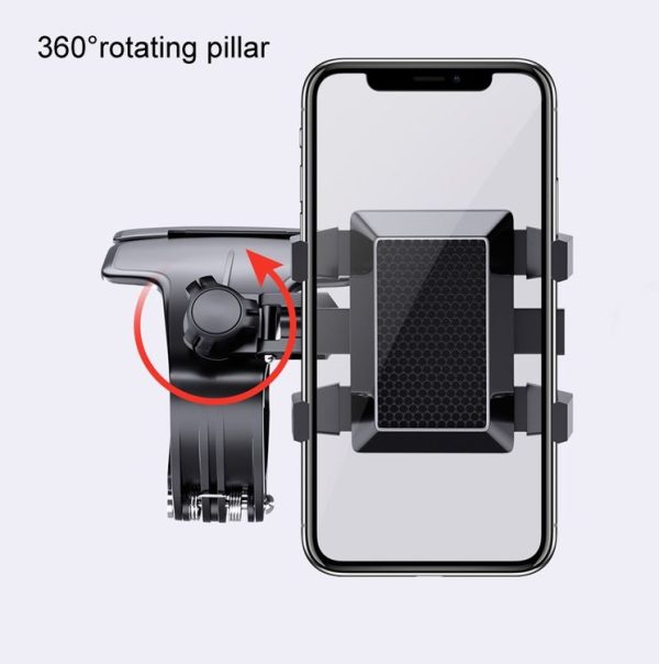 Car Mobile Phone Holder Car Dashboard Rearview Mirror Navigation Bracket With Stop Sign - Image 6
