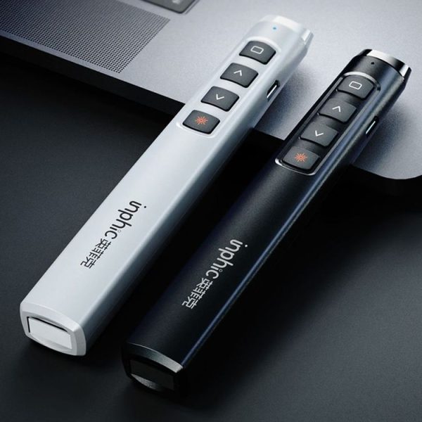 Inphic PL2 Wireless Pointer Laser Remote Control Pen Office PPT Flip Pen Multimedia Projection Red Laser Pen, Colour: Charging Clack - Image 10