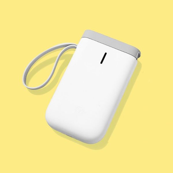 NIIMBOT D11 Thermal Label Printer Bluetooth Handheld Portable Sticker Mobile Phone Printer, Model: D11+1 Roll White Label