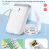 NIIMBOT D11 Thermal Label Printer Bluetooth Handheld Portable Sticker Mobile Phone Printer, Model: D11+1 Rolls Color Label - Image 3