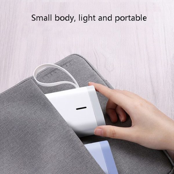 NIIMBOT D11 Thermal Label Printer Bluetooth Handheld Portable Sticker Mobile Phone Printer, Model: D11+1 Rolls Color Label - Image 5