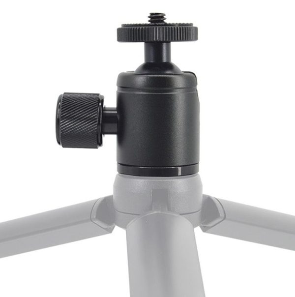 BH-903 Mini Desktop Aluminum Alloy Tripod Mini Ball Head 360 Degree Pan 90 Degree Tilt Tripod - Image 5