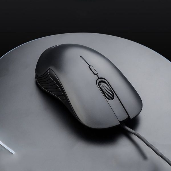 Inphic PB1 Business Office Mute Macro Definition Gaming Wired Mouse, Cable Length: 1.5m, Colour: Black Silen Business Version - Image 3