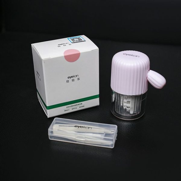 Eyekan HL-830 Manually Hand Pull Rotation Contact Lens Cleaner Washer Cleaning Lenses Case Tool (Blue) - Image 7