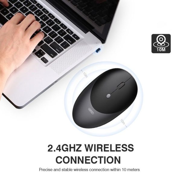 Inphic PM8 1600DPI 6 Keys Rechargeable Wireless Mouse (Dark Blue Black) - Image 8