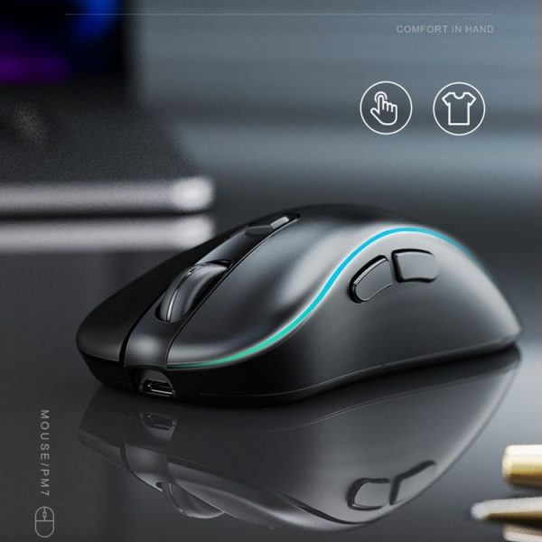 Inphic PM7H 1600DPI 6 Keys Silent Glowing Charging Wireless Mouse - Image 4