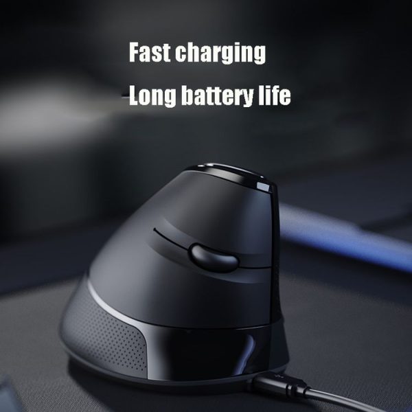 Inphic M80 1600DPI 6 Keys Office Home Computer Ergonomic Design Wireless Vertical Mouse - Image 8