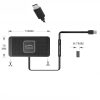 C1 15W TYPEC Interface Car Anti-slip Mat Wireless Charger (30cm) - Image 2