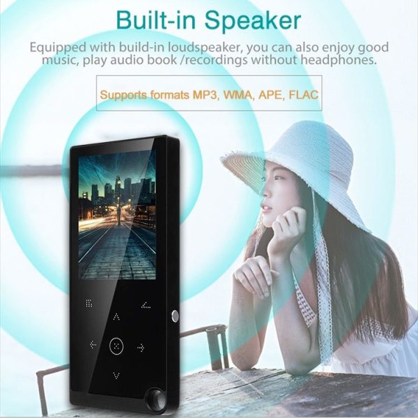 E05 2.4 inch Touch-Button MP4 / MP3 Lossless Music Player, Support E-Book / Alarm Clock / Timer Shutdown, Memory Capacity: 8GB without Bluetooth (Silver Grey) - Image 8