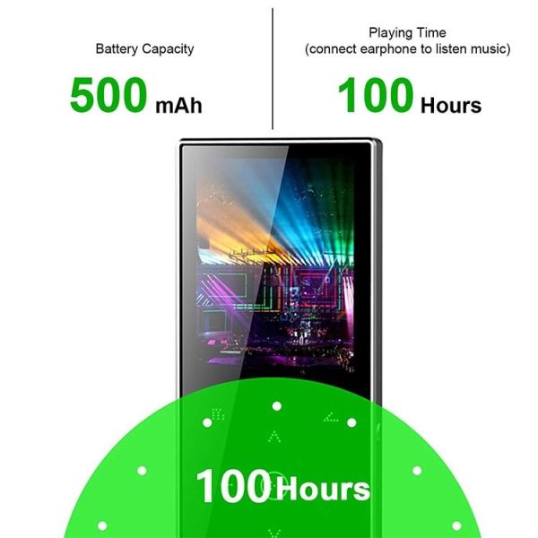 E05 2.4 inch Touch-Button MP4 / MP3 Lossless Music Player, Support E-Book / Alarm Clock / Timer Shutdown, Memory Capacity: 16GB without Bluetooth (Black) - Image 10