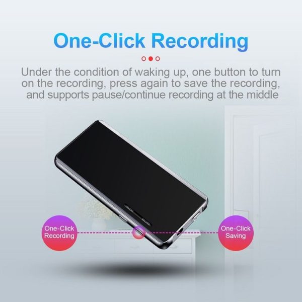 M13 High-Definition Noise Reduction Recorder Music MP4 Player, Support Recording / E-Book / TF Card Without Bluetooth (Black), Capacity: 4GB - Image 10