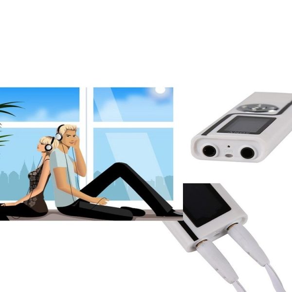 U Disk Plug-In Expansion Card Socke MP3 Player With Display (White) - Image 6
