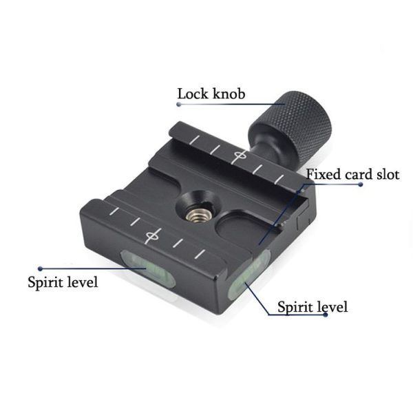 YJ QR-50 50mm Universal Aluminum Alloy Quick Release Plate - Image 6
