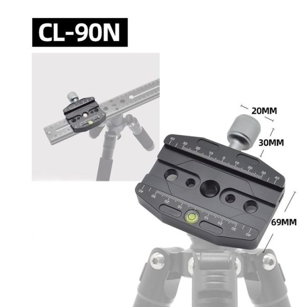 YJ CL-90N 90mm Quick Release Clamp Adapter Plate Mount For Arca - Image 2