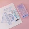 AIHAO Compass / Mechanical Pencil / Eraser / Pen Core / Ruler / Protractor Stationery Set Random Colour Delivery - Image 6