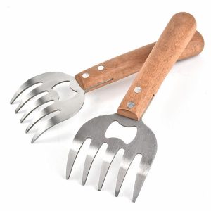 2 PCS Bear Claw Meat Divider Barbecue Tool Multifunctional Meat Shredder (Primary Colors)