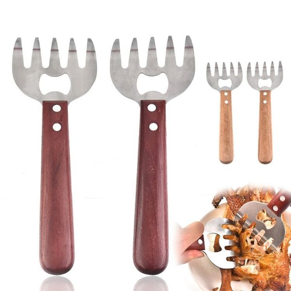 2 PCS Bear Claw Meat Divider Barbecue Tool Multifunctional Meat Shredder (Primary Colors) - Image 3
