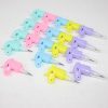 4pcs E19 Cute Cartoon Emoji Building Block Pencil Student Writing Pencil, Random Color Delivery - Image 2