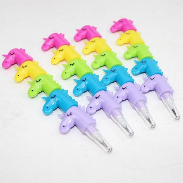 4pcs E19 Cute Cartoon Emoji Building Block Pencil Student Writing Pencil, Random Color Delivery - Image 3