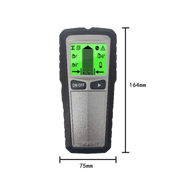 TH430 Wall Detector Digital Metal Detector Detection Stud Wood Wire Detector Silver Gray - Image 2