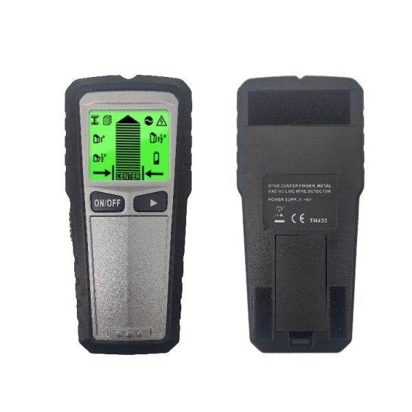 TH430 Wall Detector Digital Metal Detector Detection Stud Wood Wire Detector Silver Gray - Image 4