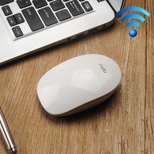 Inphic PX1 1600DPI 6 Keys Office Laptop Gaming Silent Wireless Charging Mouse (Pure White)