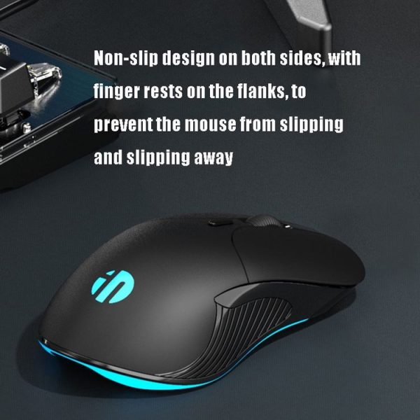 Inphic M101 1600DPI 6 Keys Home Internet Cafe Office Game Business Silent Wireless Mouse - Image 4