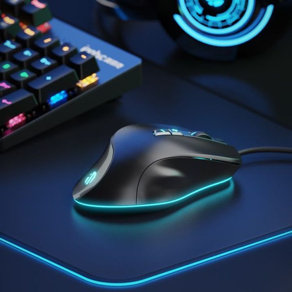 Inphic IN20 4000DPI 7 Keys Multifunctional Macro Definition Programming Game Mechanical Luminous Wired Mouse, Cable Length: 1.8m - Image 10