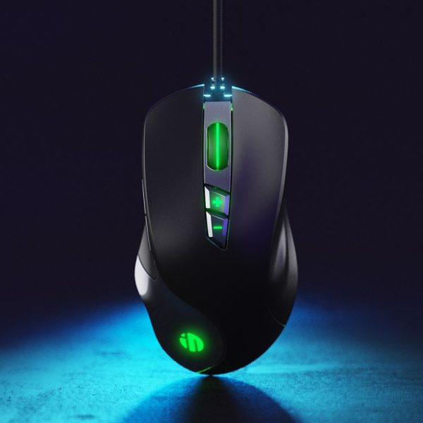 Inphic IN20 4000DPI 7 Keys Multifunctional Macro Definition Programming Game Mechanical Luminous Wired Mouse, Cable Length: 1.8m - Image 3