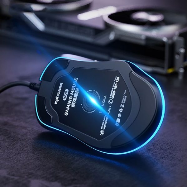 Inphic IN20 4000DPI 7 Keys Multifunctional Macro Definition Programming Game Mechanical Luminous Wired Mouse, Cable Length: 1.8m - Image 4