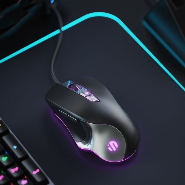 Inphic IN20 4000DPI 7 Keys Multifunctional Macro Definition Programming Game Mechanical Luminous Wired Mouse, Cable Length: 1.8m - Image 6