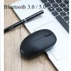 Inphic E5B 4000DPI 4 Keys Office Silent Wireless Mini Bluetooth Mouse, Colour: Black + Adapter - Image 5