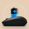 Inphic E5B 4000DPI 4 Keys Office Silent Wireless Mini Bluetooth Mouse, Colour: Black + Adapter - Image 7