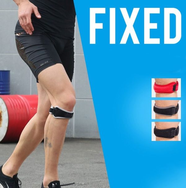 2 PCS Silicone Patella Belt Outdoor Climbing Sports Compression Knee Pad (Gray Edging) - Image 7