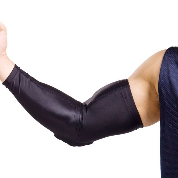 2 PCS Basketball Honeycomb Anti-Collision Elbow Pads Thin Lengthened Arm Guards Outdoor Sports Protective Gear Equipment, Size: XL (Red) - Image 6