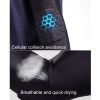2 PCS Basketball Honeycomb Anti-Collision Elbow Pads Thin Lengthened Arm Guards Outdoor Sports Protective Gear Equipment, Size: M (Black) - Image 3
