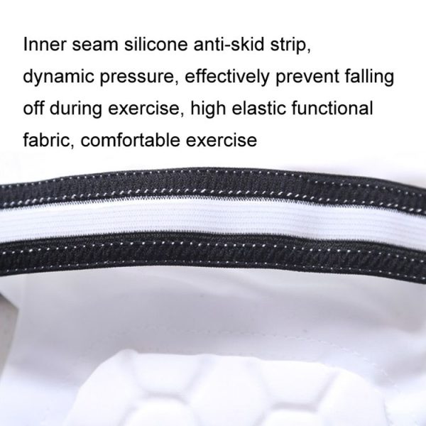 2 PCS Basketball Honeycomb Anti-Collision Elbow Pads Thin Lengthened Arm Guards Outdoor Sports Protective Gear Equipment, Size: L ((Black) - Image 4