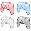 KJH PS5-002 Game Controller Crystal Shell Wireless Controller Protective Shell Cover PC Transparent Protective Hard Shell For PS5 (Transparent Blue) - Image 2