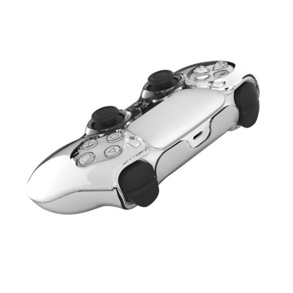 KJH PS5-002 Game Controller Crystal Shell Wireless Controller Protective Shell Cover PC Transparent Protective Hard Shell For PS5 (Transparent Blue) - Image 3