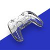 KJH PS5-002 Game Controller Crystal Shell Wireless Controller Protective Shell Cover PC Transparent Protective Hard Shell For PS5 (Transparent Blue) - Image 6