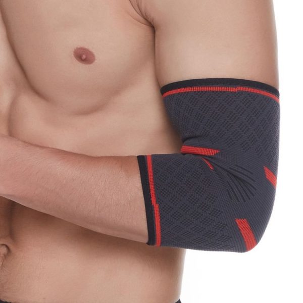 2 PCS Sports Knit Compression Elbow Pads Men And Women Basketball Fitness Non-Slip Arm Guard, Size: M - Image 5