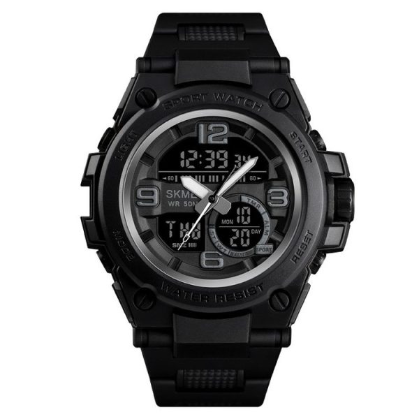 SKMEI 1452 Outdoor Sports Electronic Watch Multifunctional Waterproof Watch (Black)