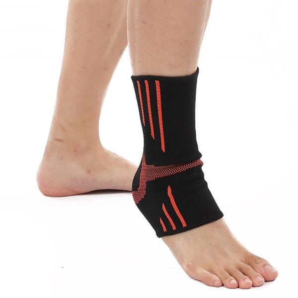 2 Pairs Sports Knitted Ankle Support Outdoor Running Basketball Fitness Ankle Support Breathable and Sweat-Absorbent Ankle Support for Men and Women (Orange) - Image 6