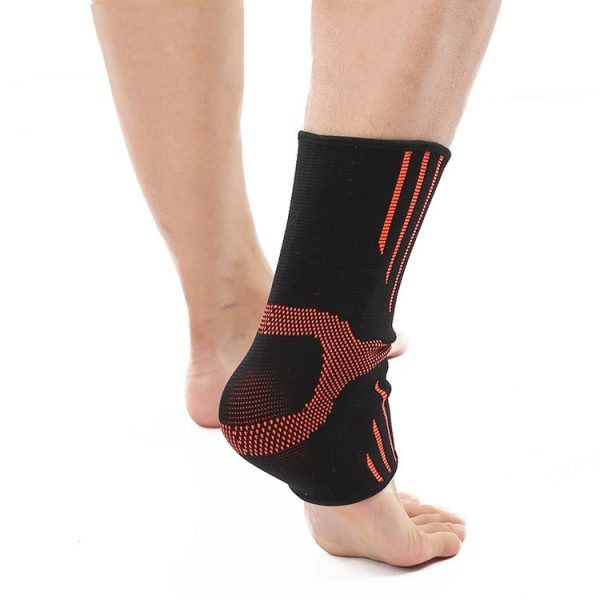 2 Pairs Sports Knitted Ankle Support Outdoor Running Basketball Fitness Ankle Support Breathable and Sweat-Absorbent Ankle Support for Men and Women (Orange) - Image 7