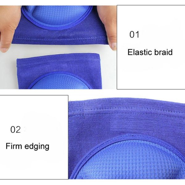 2 Pairs Anti-Collision Thickened Sports Knee Pads Goalkeeper Dance Rock Climbing Sponge Knee Pads - Image 4