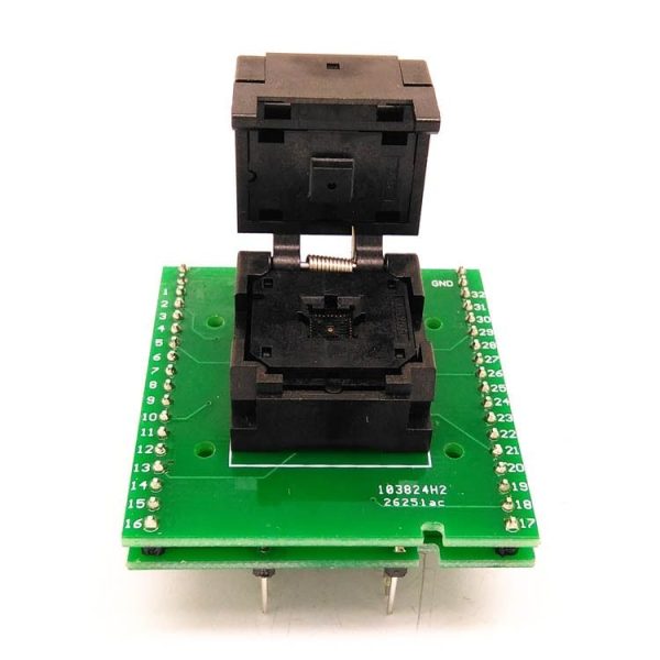 QFN32-0.5 Burning Seat Chip Test Seat Flip Shrapnel Double-Layer Board Programming Seat - Image 3