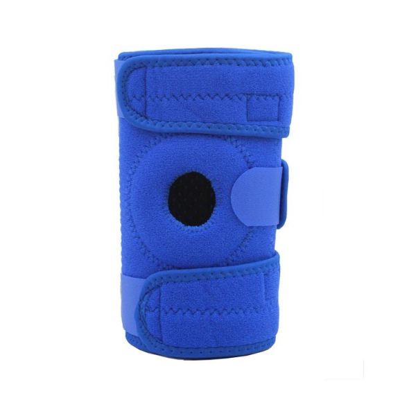 Sports Non-Slip Knee Pads Men And Women Breathable Compression Shock Absorber, Specification: Right Leg (Blue) - Image 2