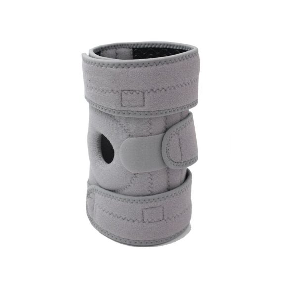 Sports Non-Slip Knee Pads Men And Women Breathable Compression Shock Absorber, Specification: Right Leg (Gray) - Image 2
