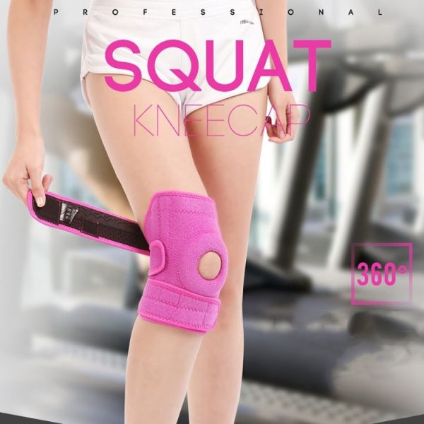 Sports Non-Slip Knee Pads Men And Women Breathable Compression Shock Absorber, Specification: Right Leg (Gray) - Image 3