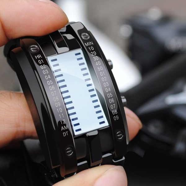 SKMEI 0926 Fashion Couple Men Watch Sports Waterproof Electronic Watch For Man (Black) - Image 10